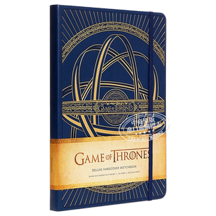 权力的游戏周边 豪华精装速写本 英文原版 Game of Thrones Deluxe Hardcover Sketchbook 手账本笔记本素描本 冰与火之歌