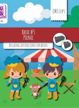 海外直订EMSteps #05 Picnic: Building instructions for bricks EMSteps #05野餐:砖的建筑说明