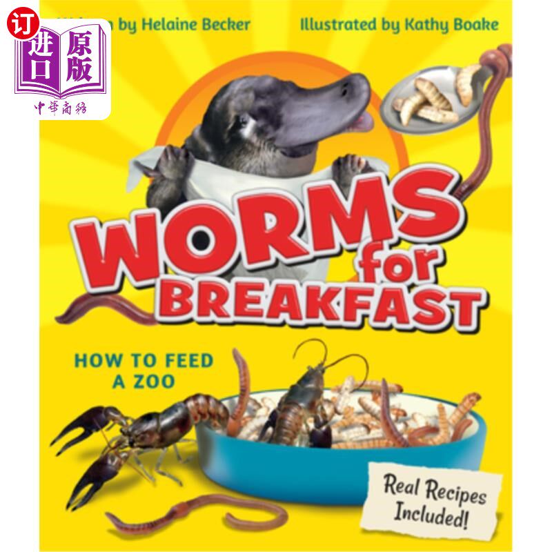 海外直订Worms for Breakfast: How to Feed a Zoo 蠕虫早餐:如何喂养一个动物园