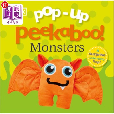 海外直订Pop Up Peekaboo! Monsters 弹出躲躲猫!怪物