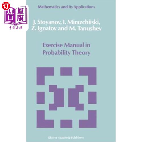 海外直订Exercise Manual in Probability Theory 概率论练习手册