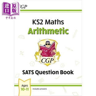 Maths 中商原版 Question 英文原版 英国CGP教辅 含答案 SATS New 新KS2数学SATS问题书 算术 Arithmetic Book 11岁 KS2