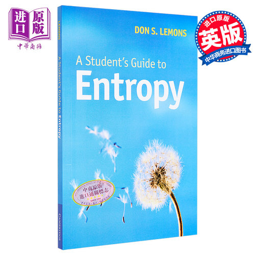 现货 A Student's Guide to Entropy(Student's Guides) 英文原版 剑桥大学生指南系列：熵 Don S. Lemons【中商原版】