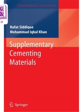 海外直订Supplementary Cementing Materials 辅助胶凝材料