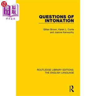 海外直订Questions of Intonation 语调问题