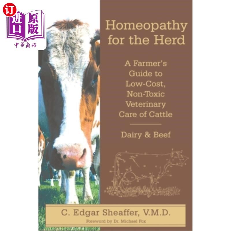 海外直订Homeopathy For The Herd 牛群的顺势疗法