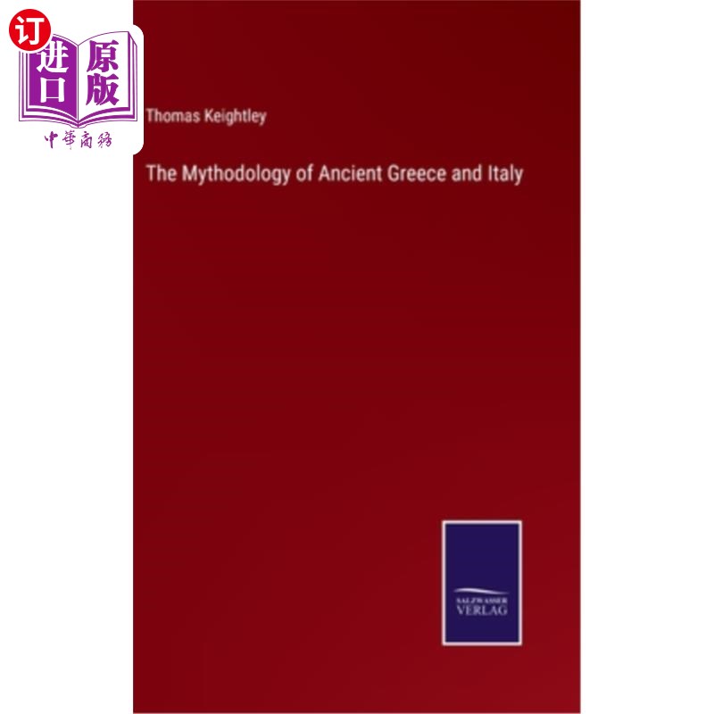 海外直订The Mythodology of Ancient Greece and Italy 古希腊和意大利神话