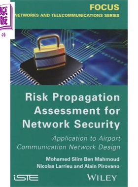 现货 Risk Propagation Assessment For Network Security Mohamed Slim Ben Mahmoud 英文原版【中商原版】wiley