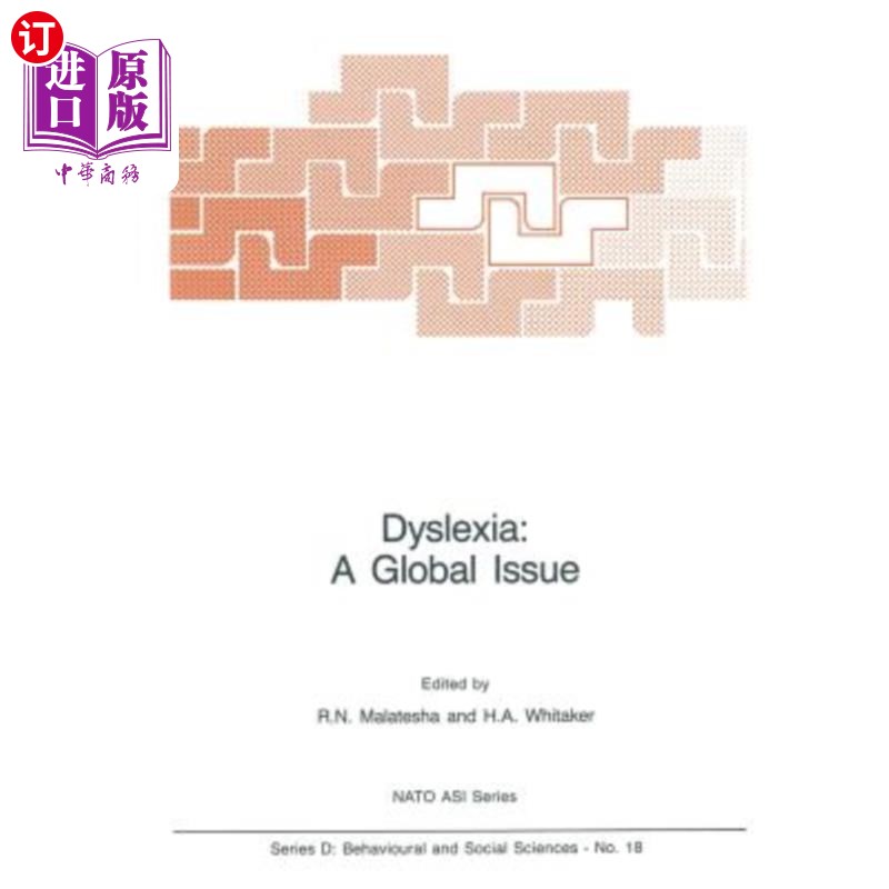 海外直订医药图书Dyslexia: A Global Issue 阅读障碍:一个全球性问题