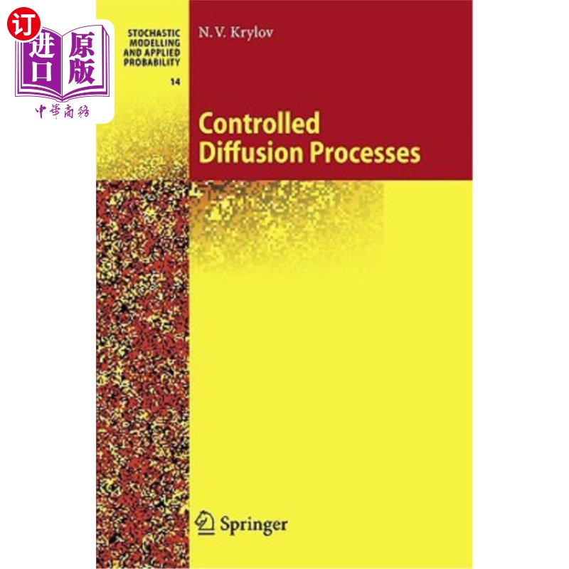 海外直订Controlled Diffusion Processes 受控扩散过程