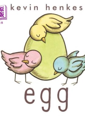海外直订Egg Board Book: An Easter and Springtime Book for Kids 蛋板书:复活节和春天的孩子们的书