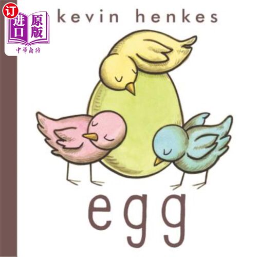 海外直订Egg Board Book: An Easter and Springtime Book for Kids 蛋板书:复活节和春天的孩子们的书