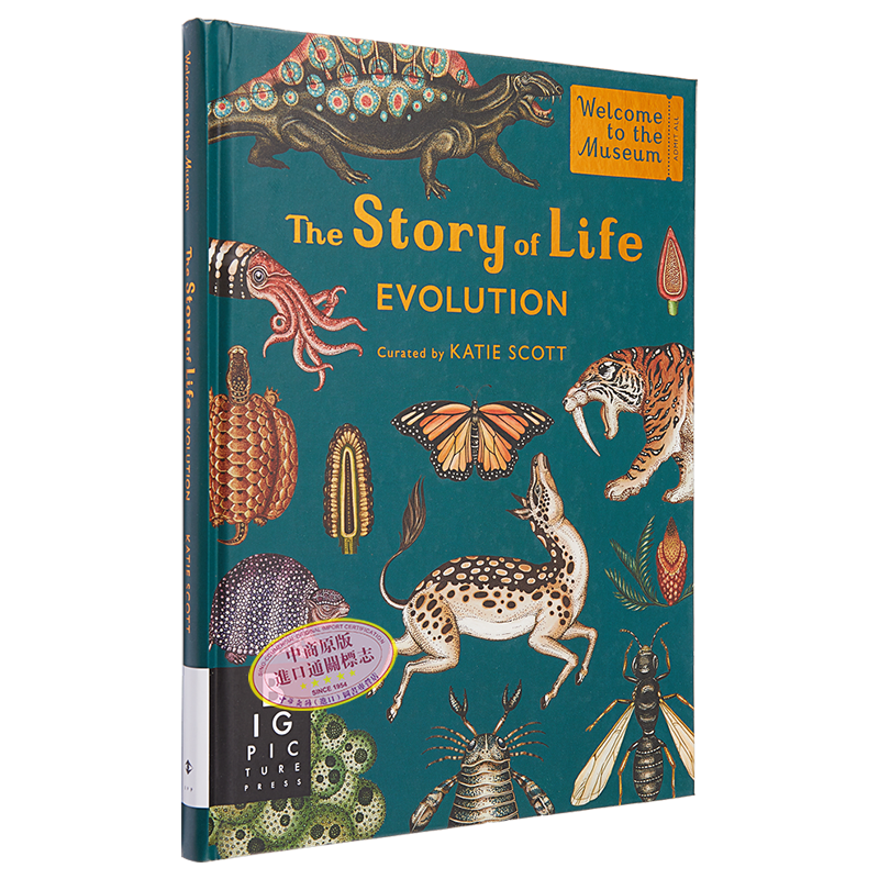生命的故事 欢迎来到博物馆系列 The Story of Life  英文原版 Ruth Symons 自然科学 科普与科学通识【中商原版】