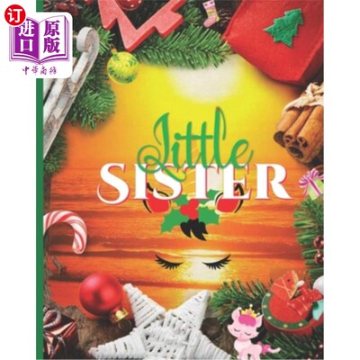 海外直订Little Sister: Puzzle Game Spot the Differences Maze Sudoku Word Search are Chil 小妹妹:益智游戏，发现差异