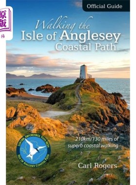 海外直订Walking the Isle of Anglesey Coastal Path - Offi... 步行安格尔西岛海岸路径-官方指南