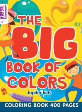 海外直订The Big Book of Colors: Coloring Book 400 Pages 大彩书：彩书400页