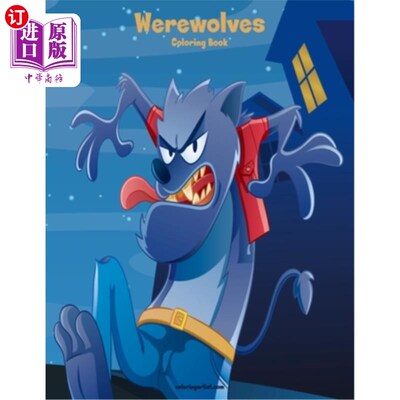 海外直订Werewolves Coloring Book 1