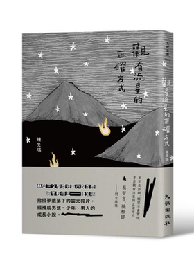 观看流星的正确方式 港台原版 钟旻瑞 九歌 文学小说【中商原版】