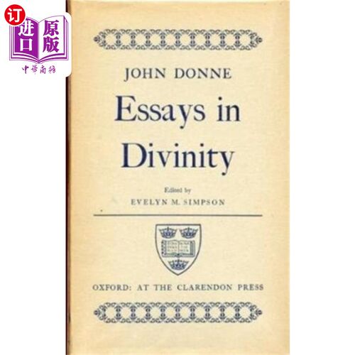 海外直订John Donne: Essays in Divinity 约翰·多恩:神学论文集