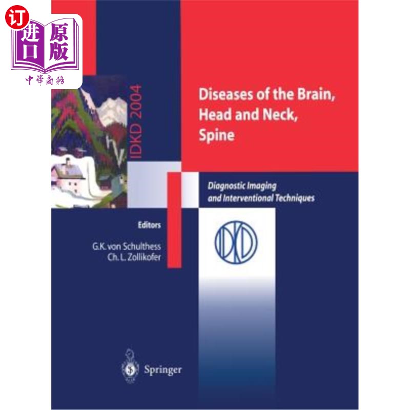 海外直订医药图书Diseases of the Brain, Head and Neck, Spine: Diagnostic Imaging and Intervention 脑、头颈、脊柱疾病