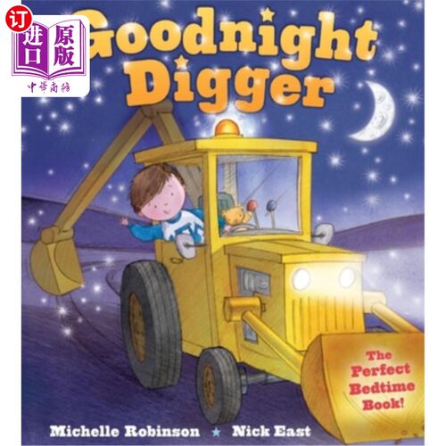 海外直订Goodnight Digger: The Perfect Bedtime Book! 晚安挖掘者:完美的睡前读物!