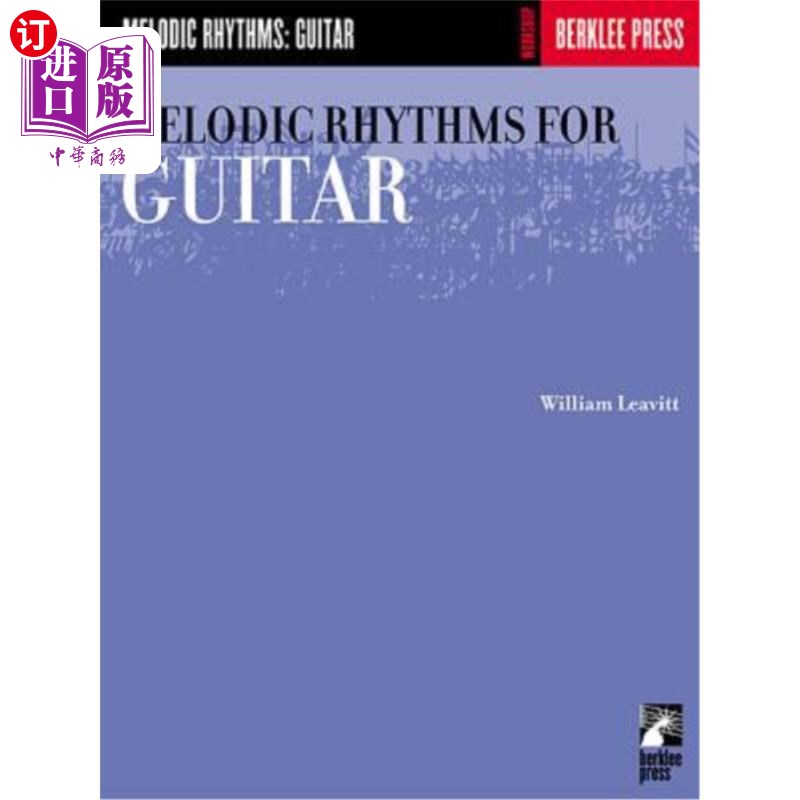 海外直订Melodic Rhythms for Guitar 吉他的旋律节奏