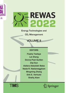 海外直订REWAS 2022: Energy Technologies and CO2 Manageme... REWAS 2022:能源技术和二氧化碳管理(第二卷)