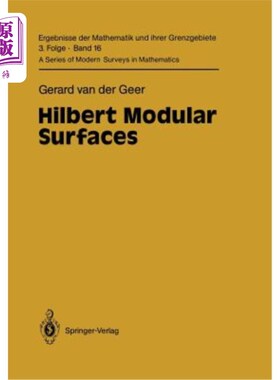 海外直订Hilbert Modular Surfaces 希尔伯特模块化曲面
