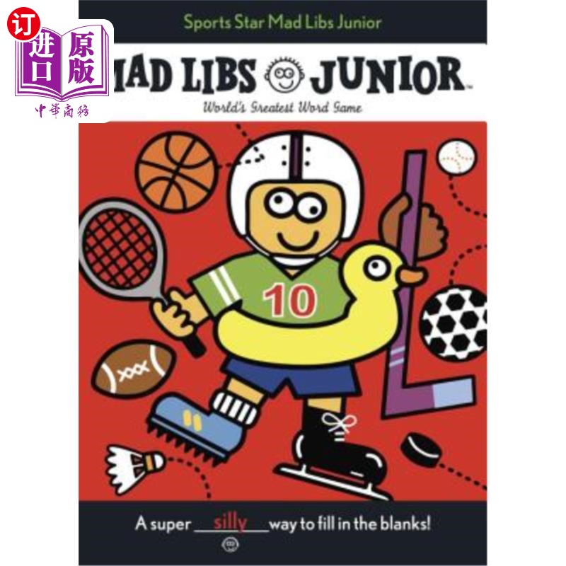 海外直订Sports Star Mad Libs Junior 少年体育明星