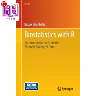 海外直订医药图书Biostatistics with R: An Introduction to Statistics Through Biological Data 利用R的生物统计学：通过