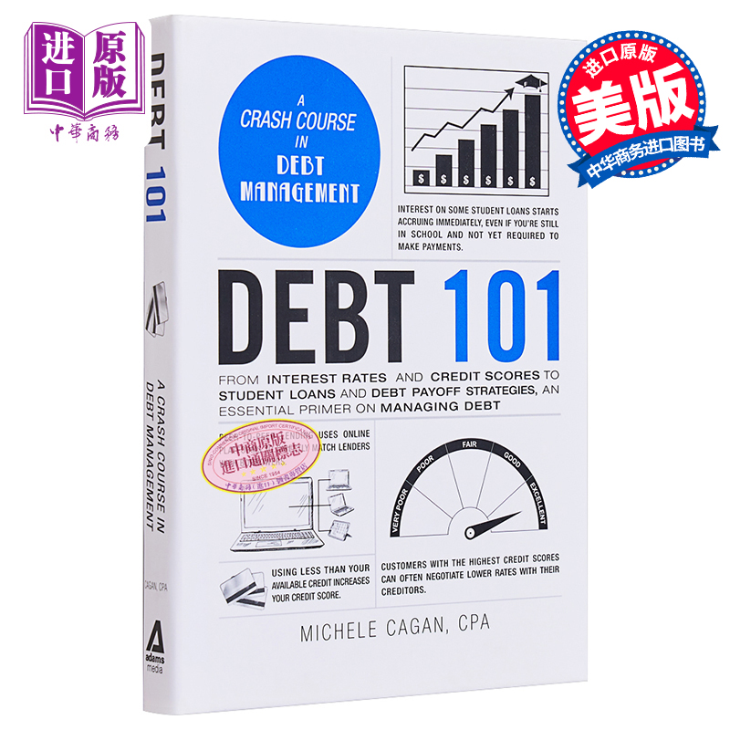 现货 Debt 101:an Essential Primer on Managing Debt英文原版 101系列：债务【中商原版】