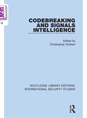 Codebreaking and Signals Intelligence 密码破译和信号情报【中商原版】