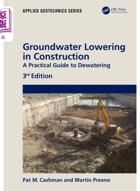 海外直订Groundwater Lowering in Construction 施工中降低地下水
