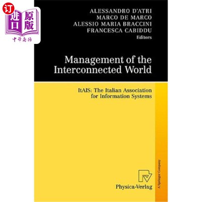 海外直订Management of the Interconnected World: Itais: The Italian Association for Infor 互联世界的管理:意大利:意大利