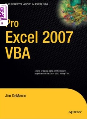 海外直订Pro Excel 2007 VBA Pro Excel 2007 VBA