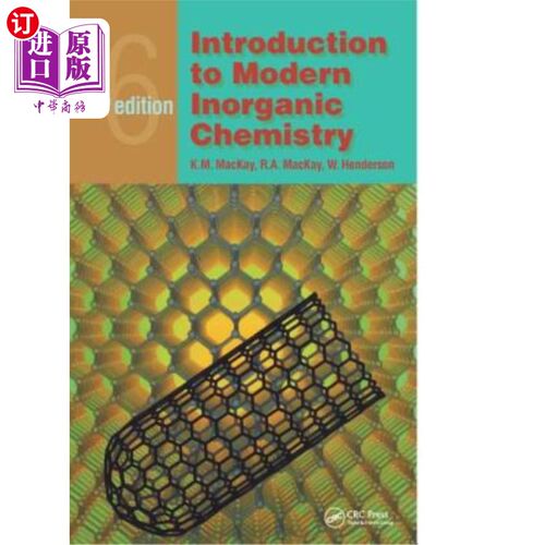 海外直订Introduction to Modern Inorganic Chemistry, 6th Edition 现代无机化学导论，第6版