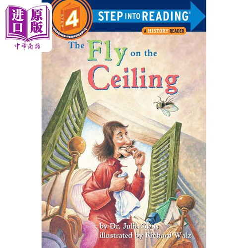 Step into Reading Step 4 Fly On The Ceiling 兰登阅读进阶4天花板上的苍蝇 英文儿童绘本 分级读物 7-12岁【中商原版】
