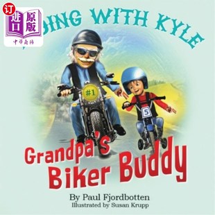 爷爷 海外直订Grandpa Buddy Biker 摩托车朋友