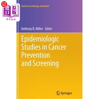 海外直订Epidemiologic Studies in Cancer Prevention and Screening 癌症预防与筛查的流行病学研究