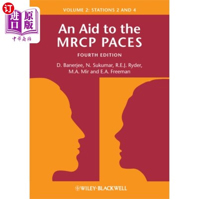 海外直订医药图书Aid to the MRCP PACES V 2 - Stations 2 and 4 辅助MRCP步伐，第2卷