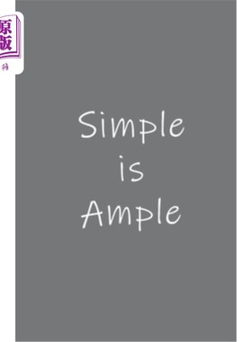 海外直订Simple is Ample 简单即充足