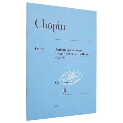 Andante spianato and Grande Polonaise brillante E flat major 进口艺术 肖邦平静的行板与华丽的大波兰舞曲 op22【中商原