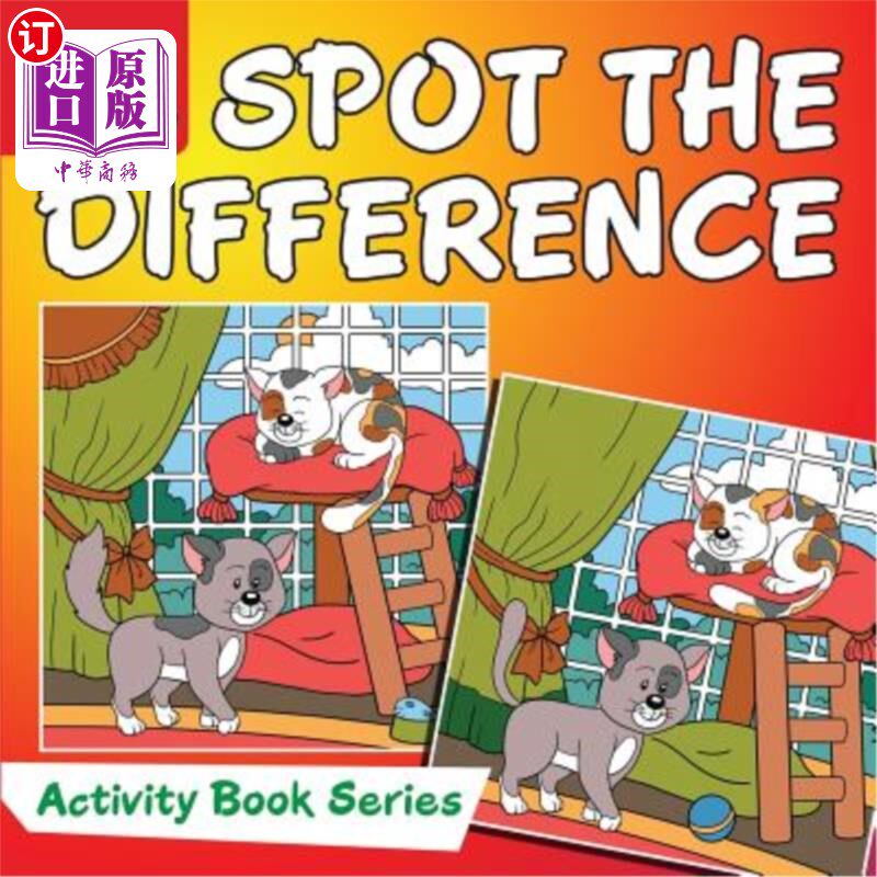海外直订Spot the Difference: 1st Grade Activity Book Series 区别点：一年级活动书系列