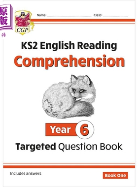 英国CGP KS2 English Targeted Question Book: Year 6 Comprehension - Book 1【中商原版】