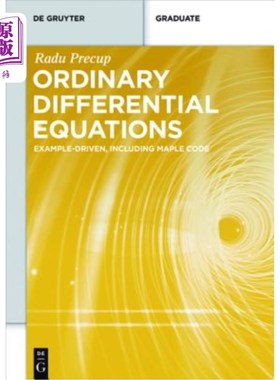 海外直订Ordinary Differential Equations: Example-Driven, Including Maple Code 常微分方程：示例驱动，包括Maple代码