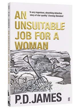 P D 詹姆斯 不适合女人做的工作 英文原版 An Unsuitable Job for a Woman P D James【中商原版】