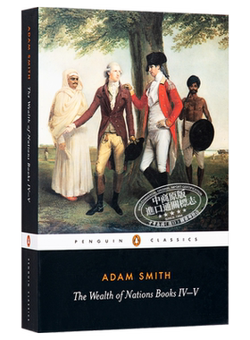 预售 国富论 4-5 英文原版 The Wealth of Nations Books IV-V Adam Smith 亚当·斯密 国富论 金融经济学书籍