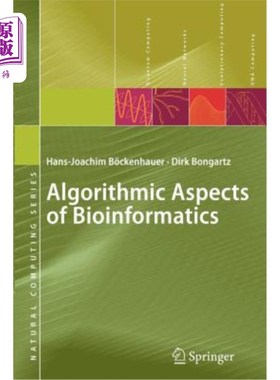 海外直订Algorithmic Aspects of Bioinformatics 生物信息学的算法方面