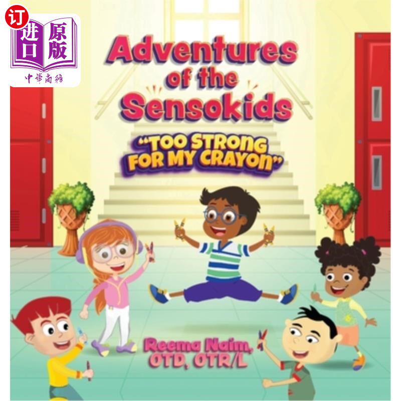 海外直订Adventures of The Sensokids: Too Strong for my Crayon Sensokids历险记:对我的蜡笔来说太强烈了