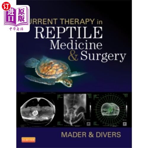 海外直订医药图书Current Therapy in Reptile Medicine and Surgery 爬行动物医学和外科的当前疗法